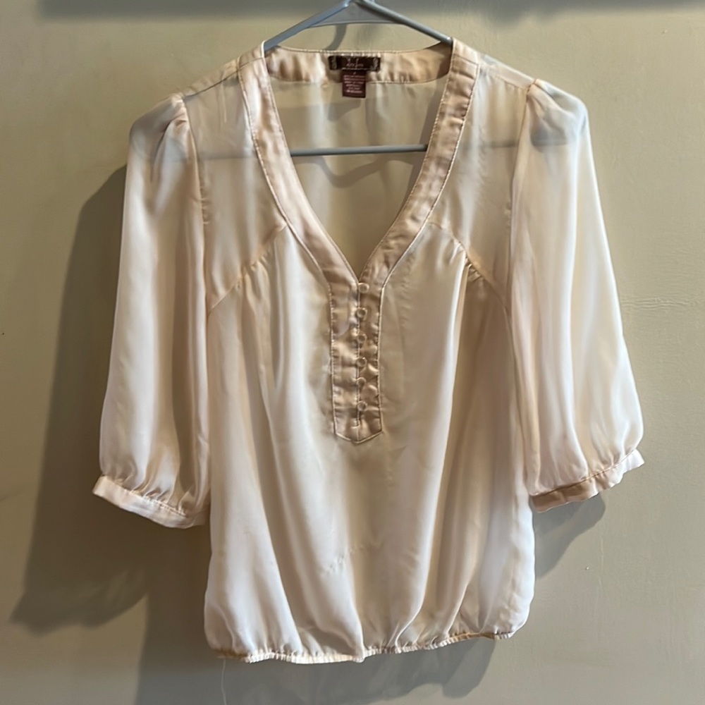 Like new cream blouse.